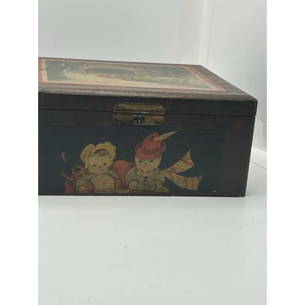 wooden cigar box vintage